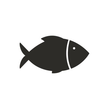 Vektör balık simgesi