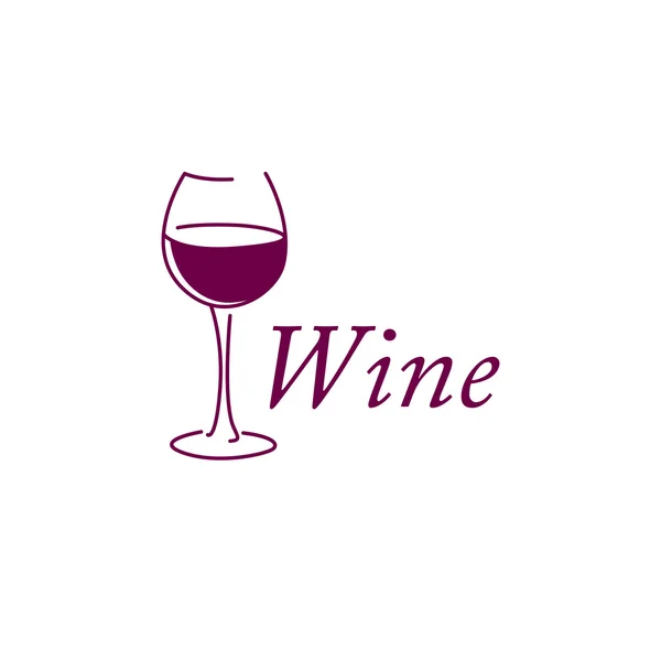 Vector icono del vino — Vector de stock