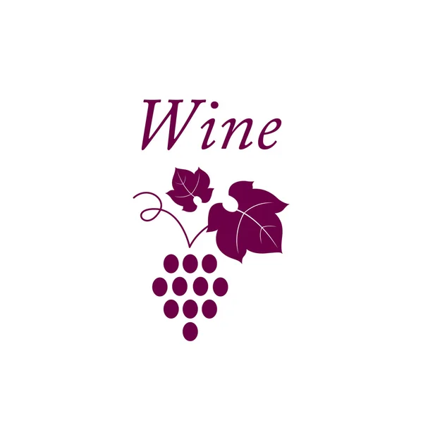 Векторная икона вина — стоковый вектор