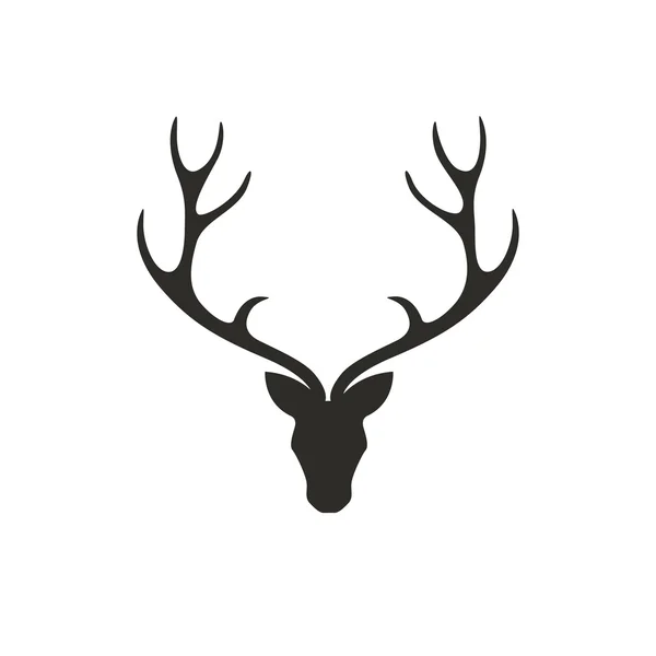 Tête de cerf vecteur — Image vectorielle