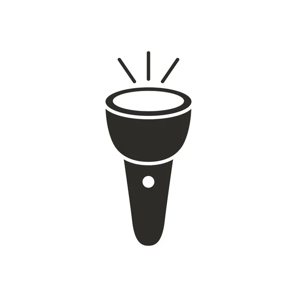 Vektor ficklampa Icon — Stock vektor