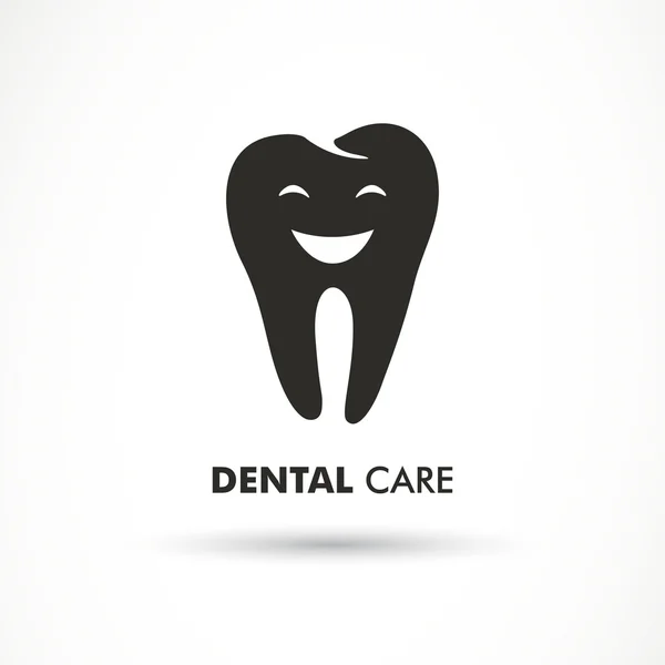 Vector Dental Care Label — Stock Vector