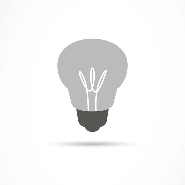 Vector Light Bulb Icon — Stock Vector