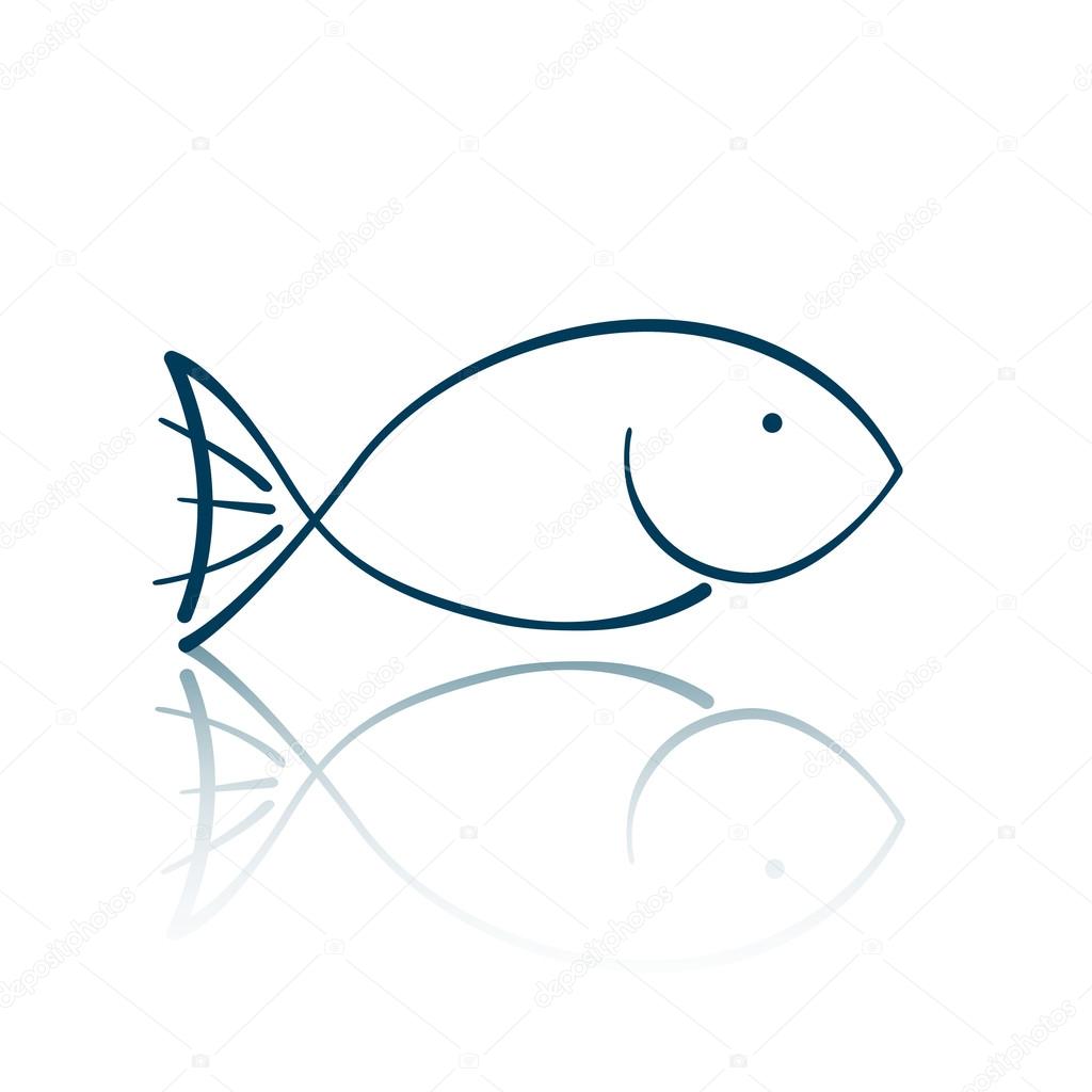 Vector Fish Icon