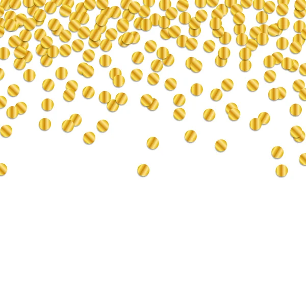 Vector kleurrijke partij achtergrond met Confetti — Stockvector