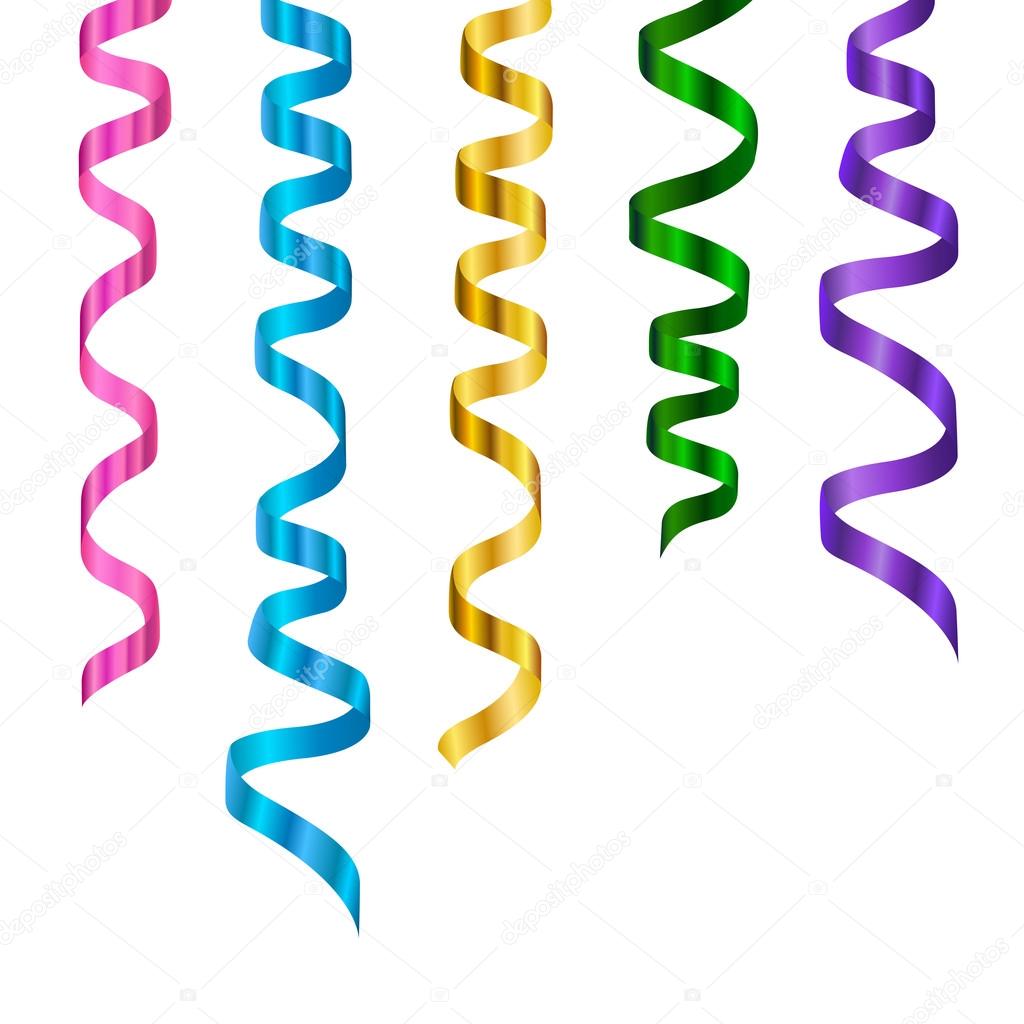 Vector Party Streamers