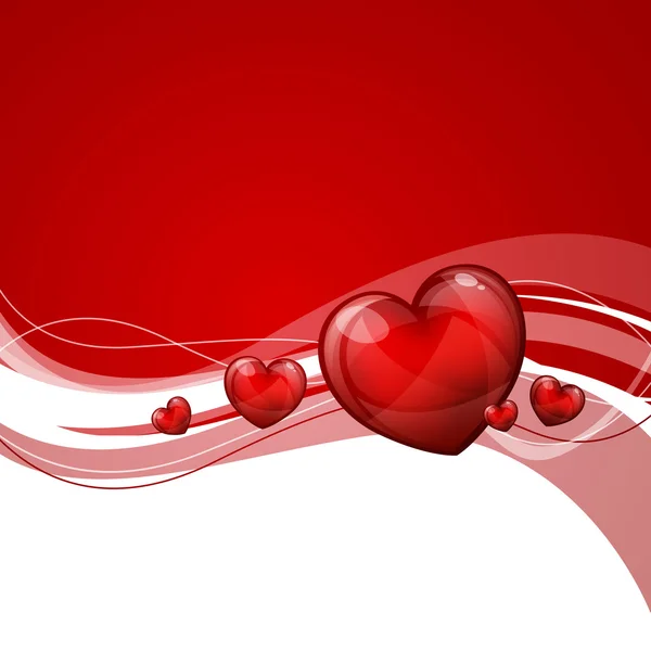 Carte vectorielle de la Saint Valentin — Image vectorielle