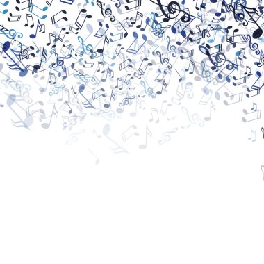 Notalı vektör müzik arkaplanı