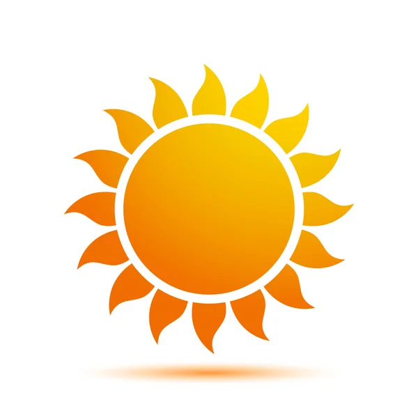 Vector Sun Icon — Stock Vector