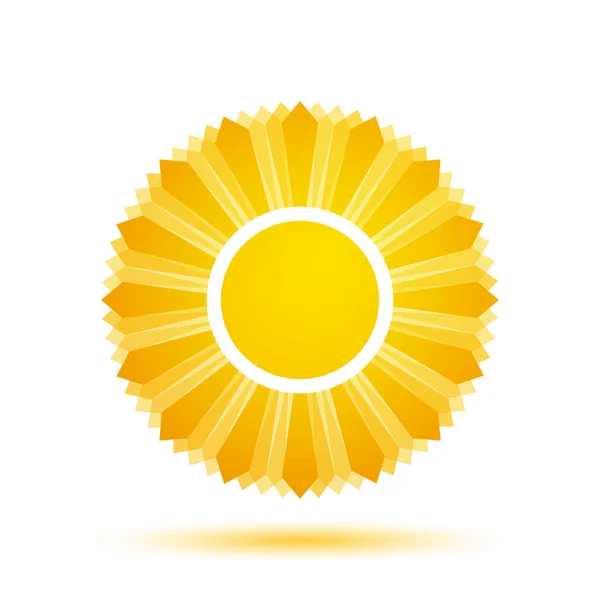 Vektor symbol slunce — Stockový vektor