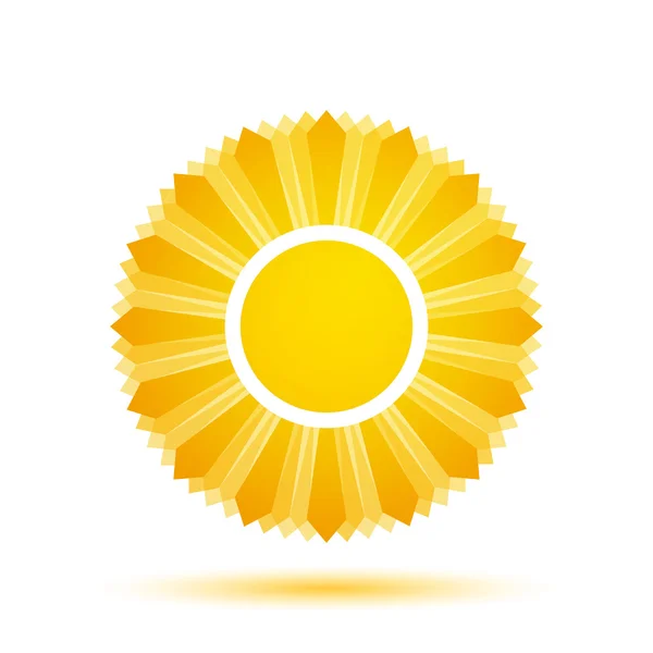 Vector Sun Icon — Stock Vector