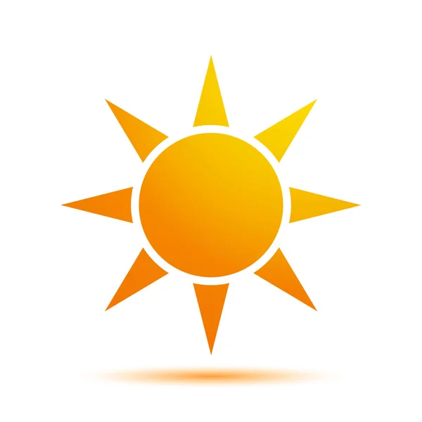 Icône solaire vectorielle — Image vectorielle