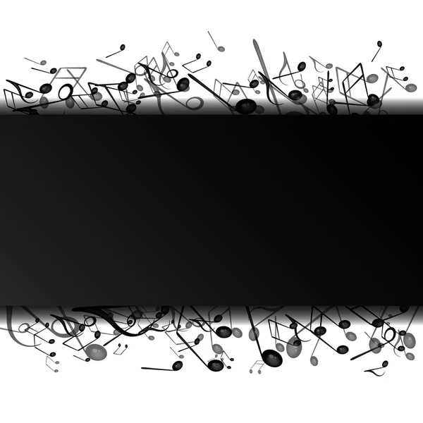 Música notas fondo — Vector de stock