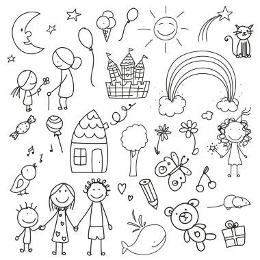 Children Drawings clipart