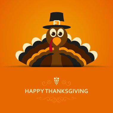 Happy Thanksgiving Celebration Design clipart