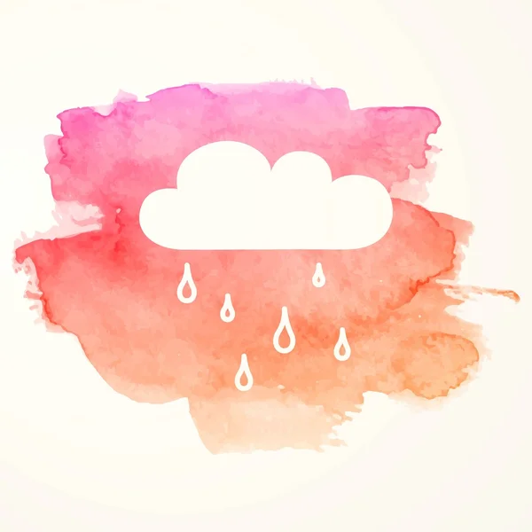 Nube de lluvia — Vector de stock