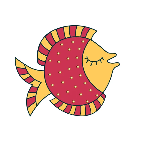 Peces decorativos — Vector de stock