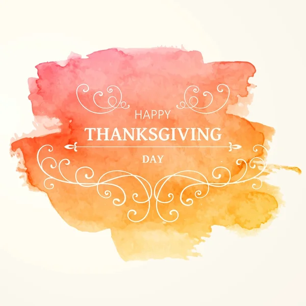 Happy Thanksgiving kolorowy Design — Wektor stockowy