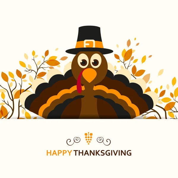 Happy Thanksgiving Celebration Design — Stock Vector