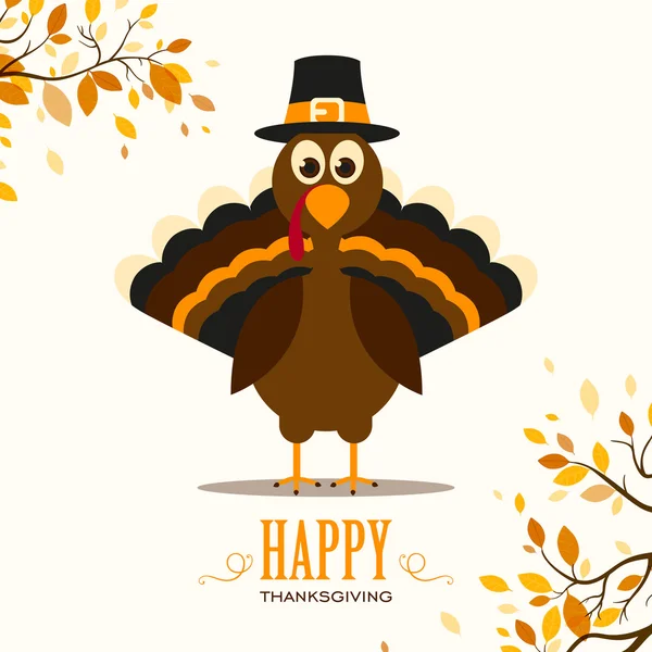 Joyeux Thanksgiving Celebration Design — Image vectorielle