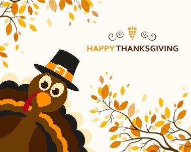 Happy Thanksgiving Celebration Design clipart