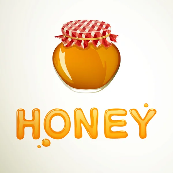 Honey Background — Stock Vector