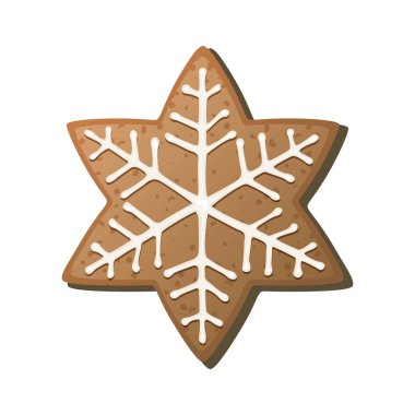 Vektör Noel tatil kurabiyesi