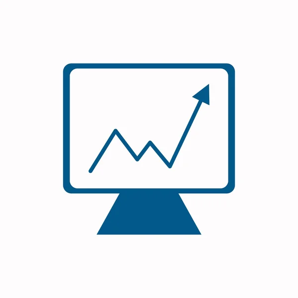 Wektor wykres Infographic ikona — Wektor stockowy