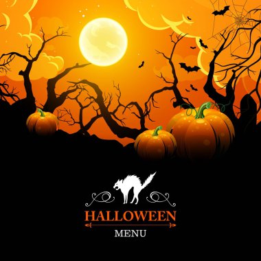 Cadılar Bayramı arka plan vektör