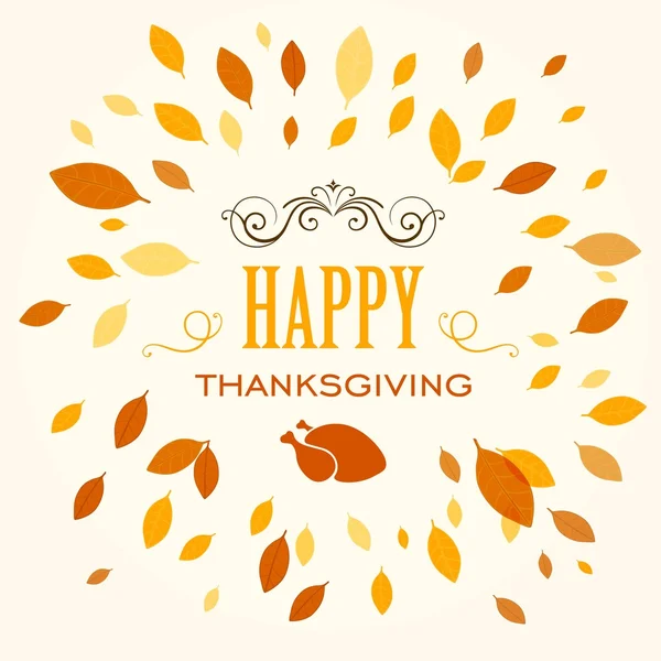 Vector Thanksgiving Design — Stock Vector