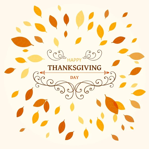 Vector Thanksgiving Design — Stock Vector