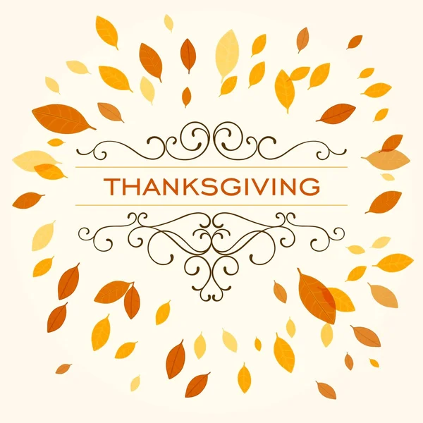 Vector  Thanksgiving Design — Stock Vector