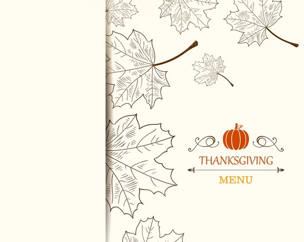 Vector Thanksgiving Design — Stock Vector