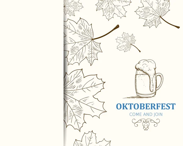 Vector Oktoberfest Fondo — Vector de stock