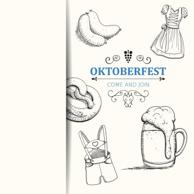 Vektör Oktoberfest arka plan