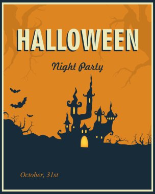 Cadılar Bayramı arka plan vektör