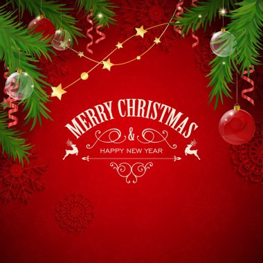 Vektör Noel arkaplanı