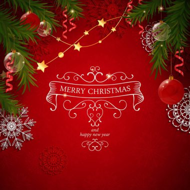 Vektör Noel arkaplanı