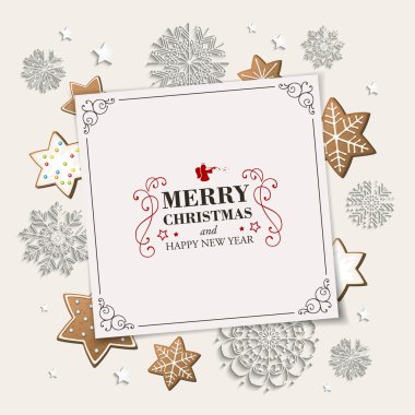 Vektör Noel arkaplanı