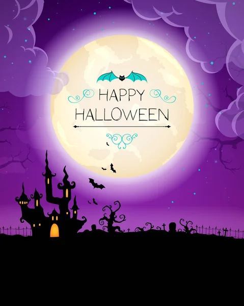 Vector halloween fundo — Vetor de Stock