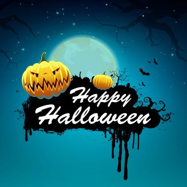 Vektör mutlu Halloween Parti arka planı Tasarla