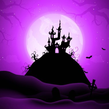 Vektör mutlu Halloween Parti arka planı Tasarla