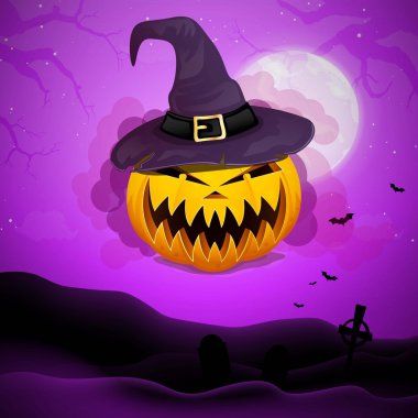 Vektör mutlu Halloween Parti arka planı Tasarla