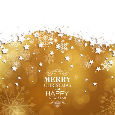 Vektör altın Noel arka plan