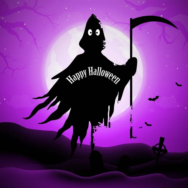 Vetor feliz Halloween Party fundo Design — Vetor de Stock