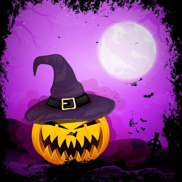 Vector Happy Halloween Party bakgrunden Design — Stock vektor