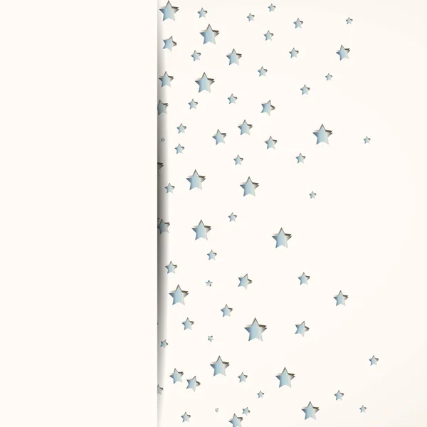 Vector fondo navidad con estrellas — Vector de stock