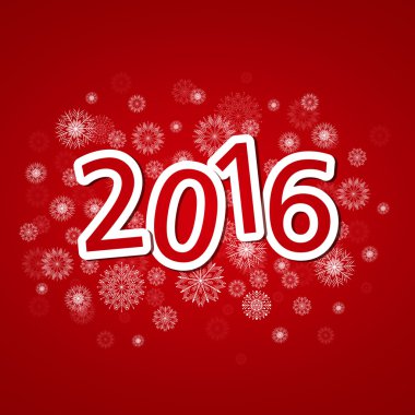 Vektör yeni yıl metin tasarım