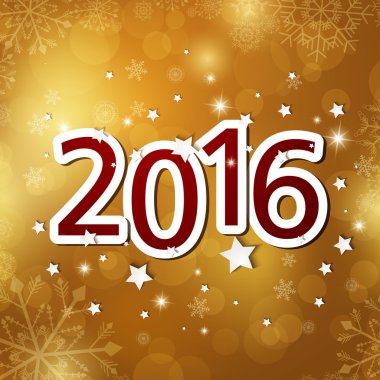 Vektör yeni yıl metin tasarım