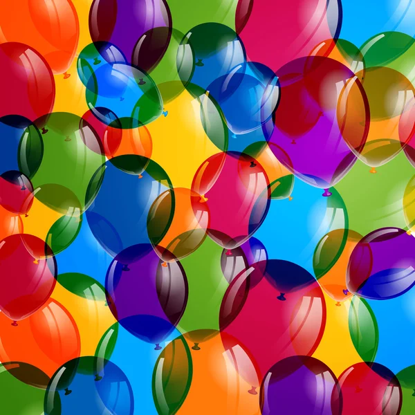 Vector globos de colores — Vector de stock